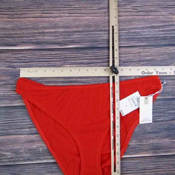 Good American NEW Womens 2XL Red Better Bikini Bottom Swim Beach Summer - Picture 5 of 10